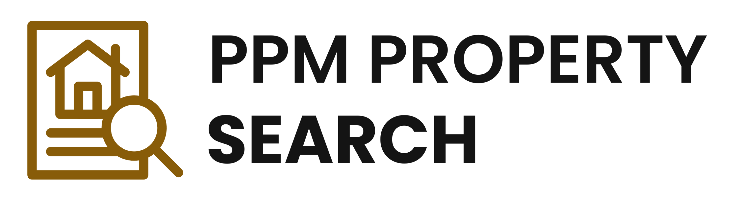 PPM Property Search Black Logo